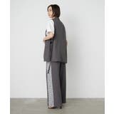 ひげレース付タックワイドパンツ | RMAF NICE CLAUP / OLIVE des OLIVE | 詳細画像10