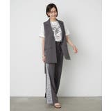 ひげレース付タックワイドパンツ | RMAF NICE CLAUP / OLIVE des OLIVE | 詳細画像11