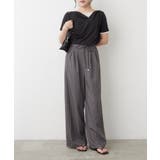 ひげレース付タックワイドパンツ | RMAF NICE CLAUP / OLIVE des OLIVE | 詳細画像14