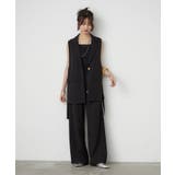 ひげレース付タックワイドパンツ | RMAF NICE CLAUP / OLIVE des OLIVE | 詳細画像29
