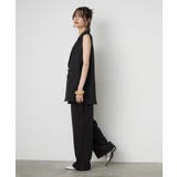 ひげレース付タックワイドパンツ | RMAF NICE CLAUP / OLIVE des OLIVE | 詳細画像30