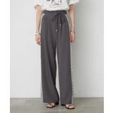 ひげレース付タックワイドパンツ | RMAF NICE CLAUP / OLIVE des OLIVE | 詳細画像2
