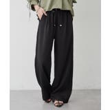 ブラック | 【セットアップ対応】サイドレースイージーパンツ | RMAF　NICE CLAUP / OLIVE des OLIVE