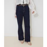 【M/Lサイズ展開】ストレッチデニムフレアーパンツ | RMAF NICE CLAUP / OLIVE des OLIVE | 詳細画像2