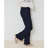 【M/Lサイズ展開】ストレッチデニムフレアーパンツ | RMAF NICE CLAUP / OLIVE des OLIVE | 詳細画像3
