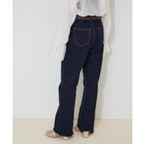 【M/Lサイズ展開】ストレッチデニムフレアーパンツ | RMAF NICE CLAUP / OLIVE des OLIVE | 詳細画像5
