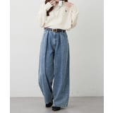 デニムタックカーブパンツ | RMAF　NICE CLAUP / OLIVE des OLIVE | 詳細画像7 