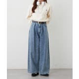 デニムタックカーブパンツ | RMAF　NICE CLAUP / OLIVE des OLIVE | 詳細画像5 