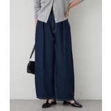 ネイビー | デニムタックカーブパンツ | RMAF　NICE CLAUP / OLIVE des OLIVE