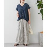 【M/Lサイズ展開】サッカーストライプイージーパンツ | RMAF　NICE CLAUP / OLIVE des OLIVE | 詳細画像8 