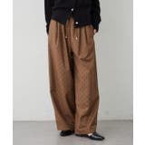 ブラウン | ダブルウエストイージパンツ | RMAF NICE CLAUP / OLIVE des OLIVE