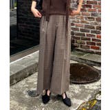 【セットアップ対応】ラメチェックタックパンツ | RMAF NICE CLAUP / OLIVE des OLIVE | 詳細画像2