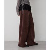 ブラウン | キラキラダンボールカーブパンツ | RMAF　NICE CLAUP / OLIVE des OLIVE
