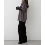 【M/Lサイズ展開】シャーリングベロアフレアパンツ | RMAF NICE CLAUP / OLIVE des OLIVE | 詳細画像13