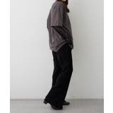 【M/Lサイズ展開】シャーリングベロアフレアパンツ | RMAF NICE CLAUP / OLIVE des OLIVE | 詳細画像14