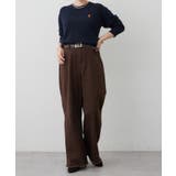 【M/Lサイズ展開】大人ストレッチデニムワイドパンツ | RMAF NICE CLAUP / OLIVE des OLIVE | 詳細画像9