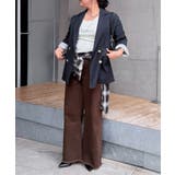 【M/Lサイズ展開】大人ストレッチデニムワイドパンツ | RMAF NICE CLAUP / OLIVE des OLIVE | 詳細画像14