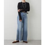 【M/Lサイズ展開】大人ストレッチデニムワイドパンツ | RMAF NICE CLAUP / OLIVE des OLIVE | 詳細画像18
