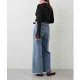 【M/Lサイズ展開】大人ストレッチデニムワイドパンツ | RMAF NICE CLAUP / OLIVE des OLIVE | 詳細画像20