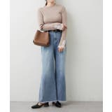 【M/Lサイズ展開】大人ストレッチデニムワイドパンツ | RMAF NICE CLAUP / OLIVE des OLIVE | 詳細画像21