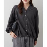 スミクロ | マイクロコール多釦タケノコタックブラウス | RMAF　NICE CLAUP / OLIVE des OLIVE