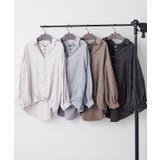 マイクロコール多釦タケノコタックブラウス | RMAF　NICE CLAUP / OLIVE des OLIVE | 詳細画像18 