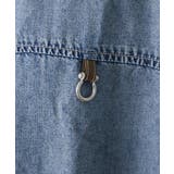 【接触冷感 ひんやりタッチ】テンセルデニム半袖シャツジャケット | RMAF NICE CLAUP / OLIVE des OLIVE | 詳細画像20