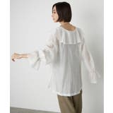 【軽やかシアー】フリルブラウス | RMAF NICE CLAUP / OLIVE des OLIVE | 詳細画像8