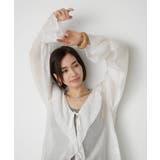 【軽やかシアー】フリルブラウス | RMAF NICE CLAUP / OLIVE des OLIVE | 詳細画像5