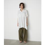 後ギャザードルマンブラウス | RMAF　NICE CLAUP / OLIVE des OLIVE | 詳細画像7 