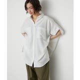 後ギャザードルマンブラウス | RMAF　NICE CLAUP / OLIVE des OLIVE | 詳細画像2 