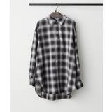 ブラック | 【3WAY】チェックシャツ | RMAF NICE CLAUP / OLIVE des OLIVE