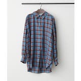 ブルー | 【3WAY】チェックシャツ | RMAF NICE CLAUP / OLIVE des OLIVE
