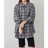ブラウン | 【3WAY】チェックシャツ | RMAF　NICE CLAUP / OLIVE des OLIVE