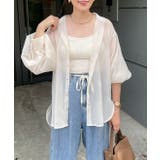 【5色展開】上品な透け感が魅力、シアーダブルボタンブラウス | RMAF NICE CLAUP / OLIVE des OLIVE | 詳細画像9