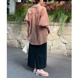 【5色展開】上品な透け感が魅力、シアーダブルボタンブラウス | RMAF NICE CLAUP / OLIVE des OLIVE | 詳細画像24
