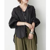 【5色展開】上品な透け感が魅力、シアーダブルボタンブラウス | RMAF NICE CLAUP / OLIVE des OLIVE | 詳細画像33