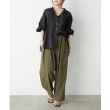 【5色展開】上品な透け感が魅力、シアーダブルボタンブラウス | RMAF NICE CLAUP / OLIVE des OLIVE | 詳細画像37