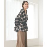 【2WAY】BIGチェックシャツ | RMAF　NICE CLAUP / OLIVE des OLIVE | 詳細画像6 