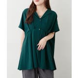 ウエストすっきり見え！大人ウエストタックブラウス | RMAF　NICE CLAUP / OLIVE des OLIVE | 詳細画像2 