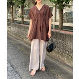 ウエストすっきり見え！大人ウエストタックブラウス | RMAF　NICE CLAUP / OLIVE des OLIVE | 詳細画像44 