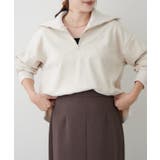 アイボリー | 【セットアップ対応】ハーフジッププルオーバー | RMAF NICE CLAUP / OLIVE des OLIVE