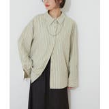 ピーチストライプシャツ | RMAF　NICE CLAUP / OLIVE des OLIVE | 詳細画像3 