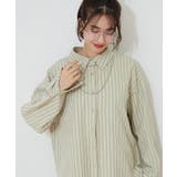ピーチストライプシャツ | RMAF　NICE CLAUP / OLIVE des OLIVE | 詳細画像4 