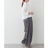 【接触冷感 / UVカット / はっ水】袖フリルギャザーシャツ | RMAF　NICE CLAUP / OLIVE des OLIVE | 詳細画像8 