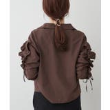 【接触冷感 / UVカット / はっ水】袖フリルギャザーシャツ | RMAF　NICE CLAUP / OLIVE des OLIVE | 詳細画像22 
