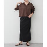 【接触冷感 / UVカット / はっ水】袖フリルギャザーシャツ | RMAF　NICE CLAUP / OLIVE des OLIVE | 詳細画像24 