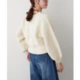 オフショルケーブルVプルオーバー | RMAF NICE CLAUP / OLIVE des OLIVE | 詳細画像11