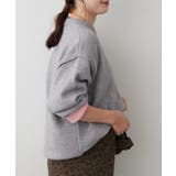 【5色展開】配色使いニットプルオーバー | RMAF NICE CLAUP / OLIVE des OLIVE | 詳細画像10