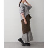 【5色展開】配色使いニットプルオーバー | RMAF NICE CLAUP / OLIVE des OLIVE | 詳細画像14